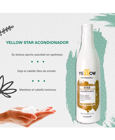 YELLOW STAR CONDITIONER ILLUMINATING 500 ML.