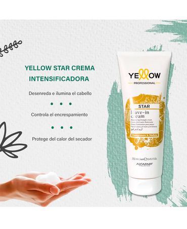 YELLOW STAR LEAVE-IN CREAM ILLUMINATING 250 ML.