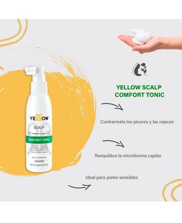 YELLOW SCALP COMFORT TONIC 125 ML.