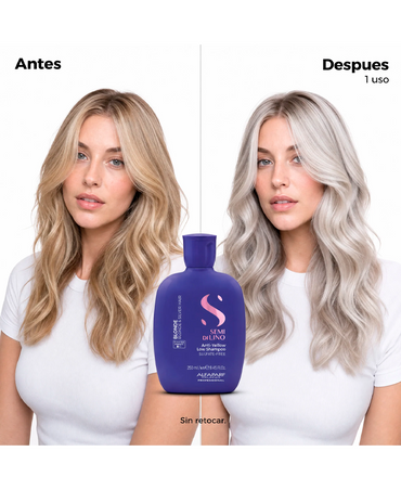 ALFA PARF SDL BLONDE INTENSE ANTI YELLOW SHAMPOO 250 ML.