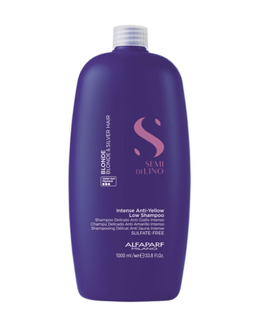 ALFA PARF SEMI DI LINO BLONDE INTENSE ANTI YELLOW SHAMPOO 1000 ML.