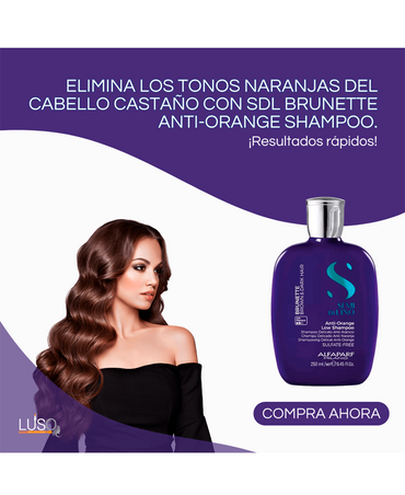 ALFA PARF SDL BRUNETTE ANTI-ORANGE LOW SHAMPOO 250 ML.