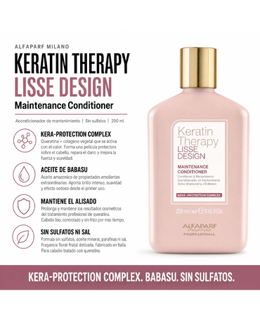 ALFA PARF KERATIN THERAPY LISSE DESIGN CONDITIONER 250 ML. 2026