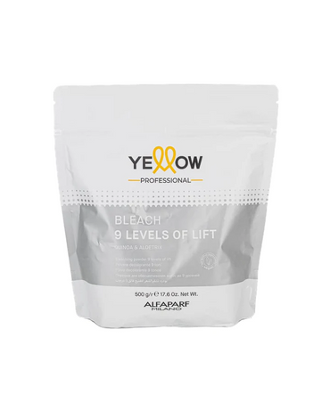 YELLOW DECOLORANTE PF023702 BLEACH 9 LEVELS OF LIFT 500 GRS. POUCH