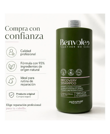 ALFA PARF BENVOLEO RECOVERY SHAMPOO 1000 ML.