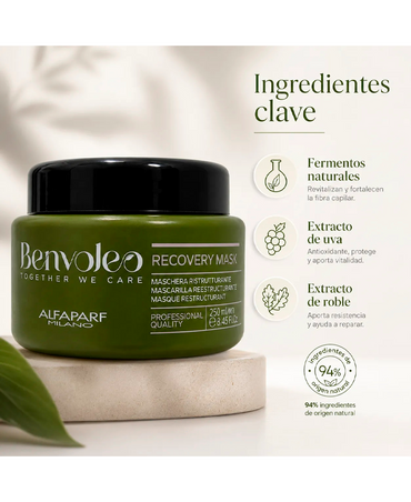 ALFA PARF BENVOLEO RECOVERY MASK 250 ML.