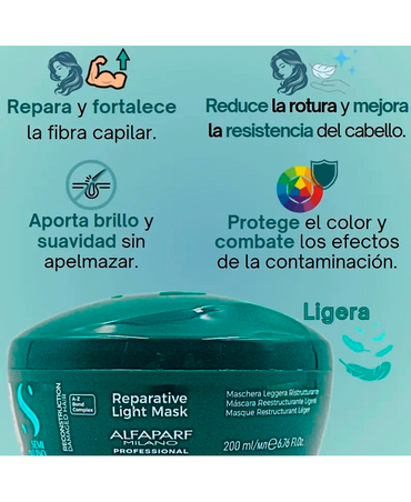 ALFA PARF SDL RECONSTRUCTION REPARATIVE LIGHT MASK 200 ML.