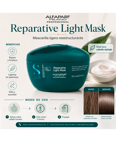 ALFA PARF SDL RECONSTRUCTION REPARATIVE LIGHT MASK 500 ML.