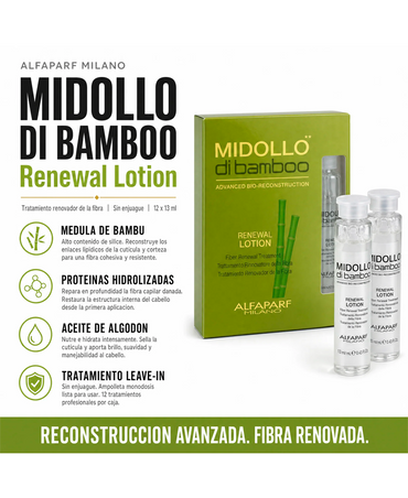 ALFA PARF MIDOLLO DI BAMBOO PF005667 RENEWAL LOTION AMP. 13 ML. CAJA C/12