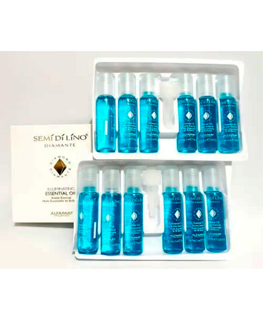 ALFA PARF SEMI DI LINO PF005598 ILLUMINATING ESSENTIAL OIL CAJA C/12 AMP. AZUL