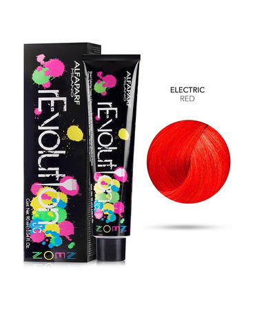 ALFA PARF REVOLUTION TINTE 90 ML. NEON ELECTRIC RED