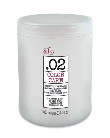 SILKY .02 COLOR CARE RESTITUTIVE MASK 1000 ML.