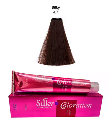 SILKY TINTE COLOR 100 ML. 4.7 CASTAÑO MARRON