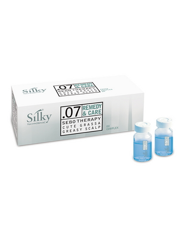 SILKY .07 REMEDY & CARE CUERO CABELLUDO GRASO 10X10 ML.
