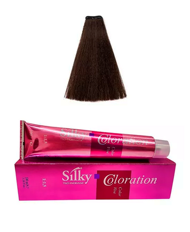 SILKY TINTE COLOR 100 ML. 6.71 RUBIO OSCURO MARRON CENIZO