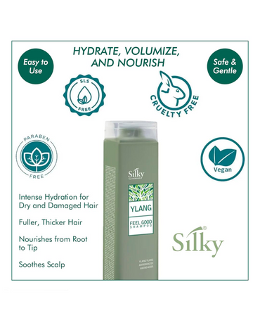 SILKY YLANG FEEL GOOD SHAMPOO AMINOACIDOS 1000 ML.