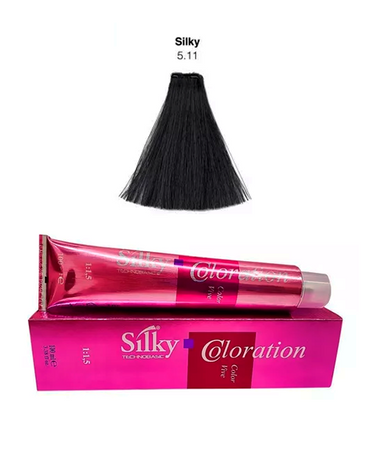 SILKY TINTE COLOR 100 ML. 5.11 CASTAÑO CLARO CENIZO INTENSO