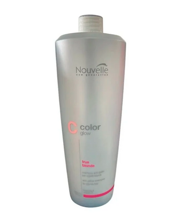 NOUVELLE COLOR GLOW TRUE BLONDE SHAMPOO 1000 ML.