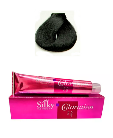 SILKY TINTE COLOR 180 ML. 1 NEGRO