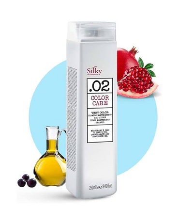SILKY .02 COLOR CARE VERY COLOR SHAMPOO MANTENIMIENTO 1000 ML.