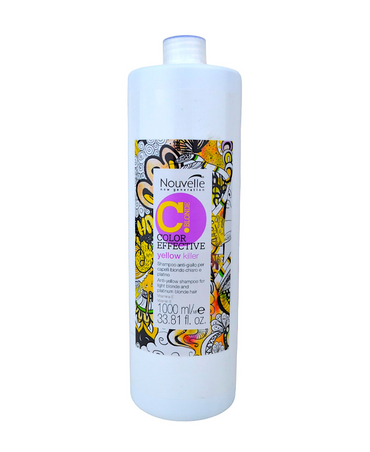 NOUVELLE COLOR EFFECTIVE YELLOW KILLER SHAMPOO 1000 ML.
