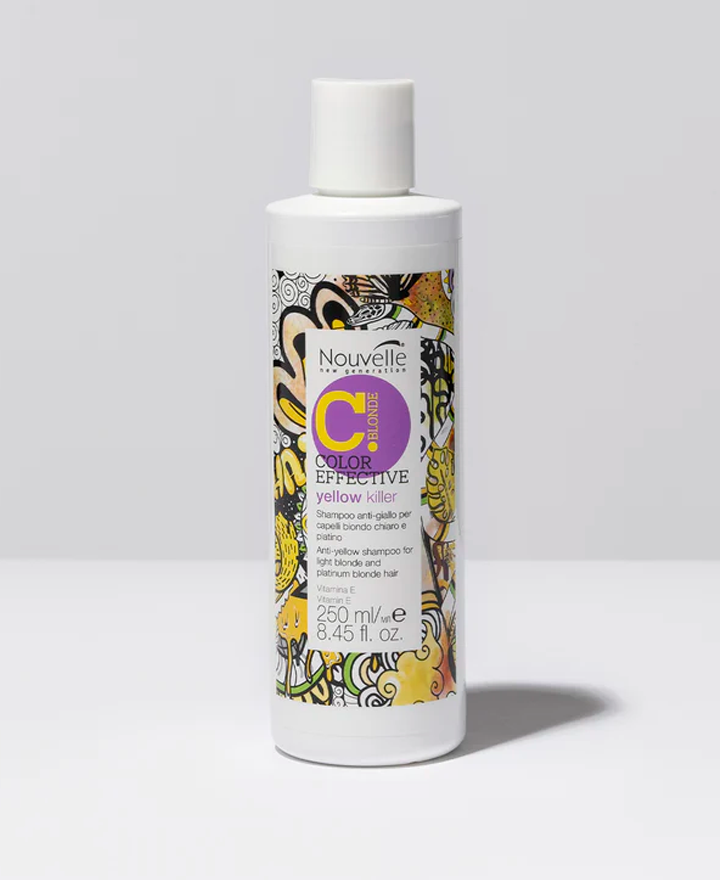 NOUVELLE COLOR EFFECTIVE YELLOW KILLER SHAMPOO 250 ML.