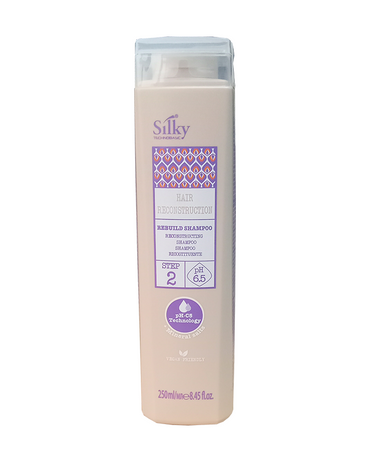 SILKY REBUILD SHAMPOO 250 ML.