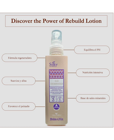SILKY REBUILD LOTION 200 ML.