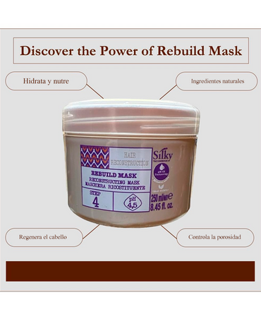 SILKY REBUILD MASK 250 ML.