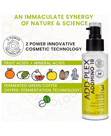 ADDMINO-18 3 HAIR REBORN LEAVE IN 100 ML.
