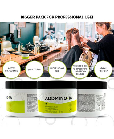 ADDMINO-18 2 HAIR REBORN MASK 500 ML.