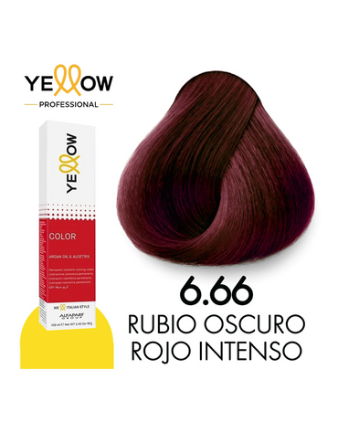 YELLOW COLOR TINTE 6.66 (D)