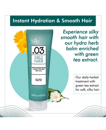 SILKY .03 DELICARE HYDRO HERB SHAMPOO 250 ML.