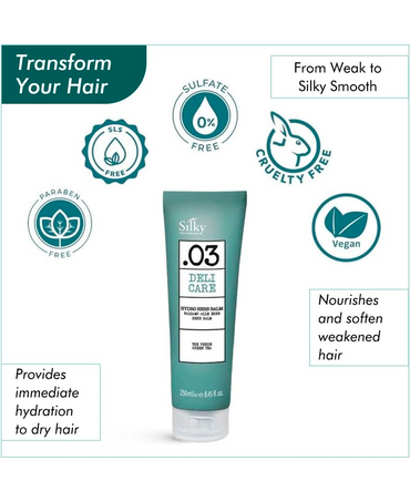 SILKY .03 DELICARE HYDRO HERB BALSAMO 250 ML.