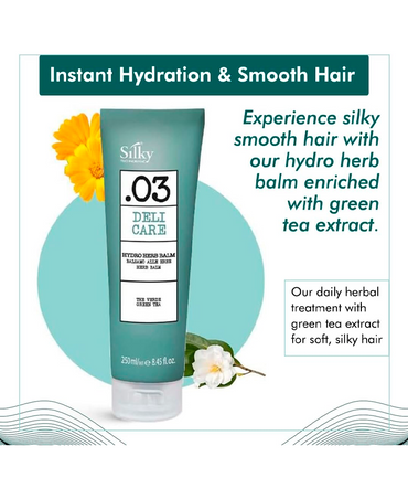 SILKY .03 DELICARE HYDRO HERB BALSAMO 250 ML.