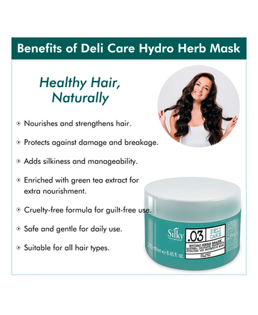 SILKY .03 DELICARE HYDRO HERB MASK 250 ML.