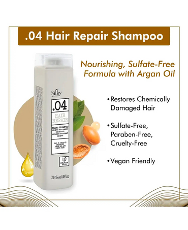 SILKY .04 HAIR REPAIR ACONDICIONADOR TRATANTE PARA EL CABELLO 1000 ML.