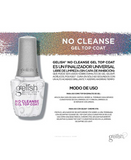 GELISH GEL NO CLEANSE TOP COAT 15 ML. 1148008 - El Palacio De La Belleza