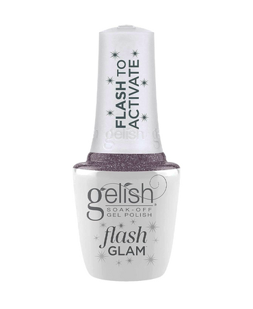 GELISH SOAK-OFF GEL POLISH FLASH GLAM TIME TO SPARKLE 15 ML. 1110502
