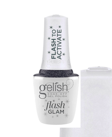 GELISH SOAK-OFF GEL POLISH FLASH GLAM NEVER STOP GLISTENING 15 ML. 1110504 - El Palacio De La Belleza
