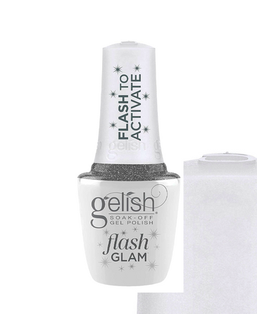 GELISH SOAK-OFF GEL POLISH FLASH GLAM DRIPPING IN BLING 15 ML. 1110505 - El Palacio De La Belleza