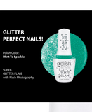 GELISH SOAK-OFF GEL POLISH FLASH GLAM MINT TO SPARKLE 15 ML. 1110548 - El Palacio De La Belleza