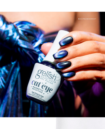 GELISH SOAK-OFF GEL POLISH CAT EYE-BLUE ECLIPSE 15 ML. 1110550 - El Palacio De La Belleza