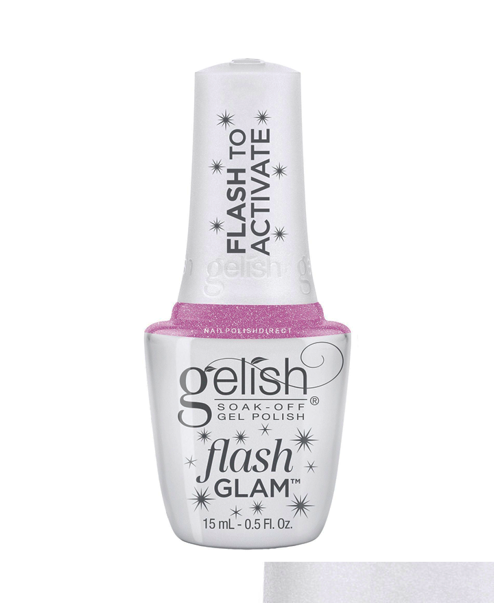 GELISH SOAK-OFF GEL POLISH FLASH GLAM ONE CLICK AT A TIME 15 ML. 1110562 - El Palacio De La Belleza