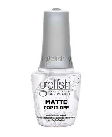 GELISH SOAK-OFF GEL POLISH GEL MATTE TOP IT OFF 15 ML. 1140001 - El Palacio De La Belleza