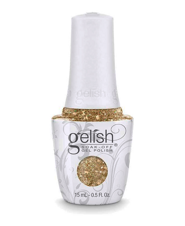 GELISH SOAK-OFF GEL POLISH ALL THAT GLITTERS IS GOLD 15 ML. 1110947 - El Palacio De La Belleza