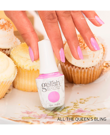 GELISH SOAK-OFF GEL POLISH ALL THE QUEENS BLING 15 ML. 1110295 - El Palacio De La Belleza
