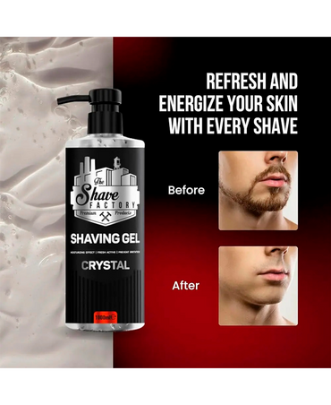 THE SHAVE FACTORY SHAVING GEL GOLDEN 1250 ML.