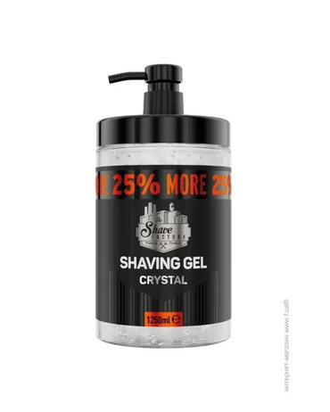THE SHAVE FACTORY SHAVING GEL CRYSTAL 1250 ML.
