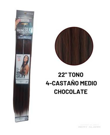 EVE HAIR PLATINO VOLUME SILKY 22" TONO 4